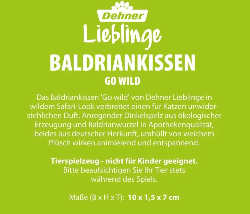 Dehner Lieblinge Baldriankissen Go wild