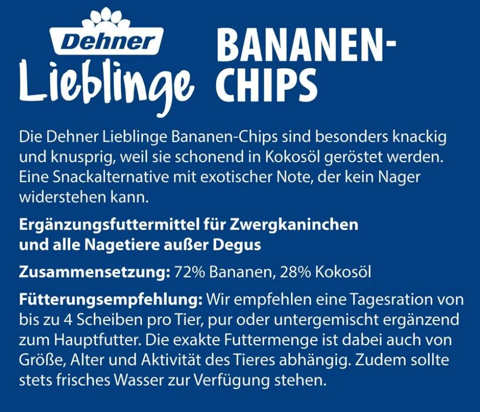 Dehner Lieblinge Bananen-Chips, 150 g