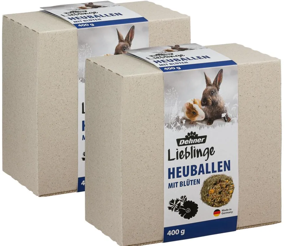 Dehner Lieblinge Heuballen im Karton, 2 x 400 g