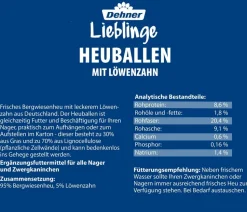 Dehner Lieblinge Heuballen im Karton, 2 x 400 g