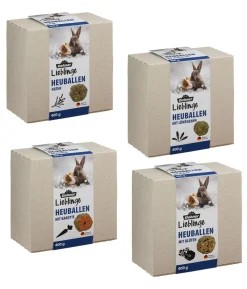 Dehner Lieblinge Heuballen Probierset, 4 x 400 g
