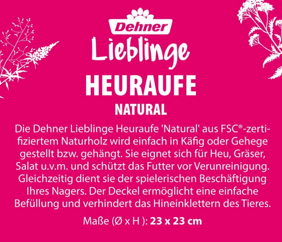 Dehner Lieblinge Heuraufe Natural