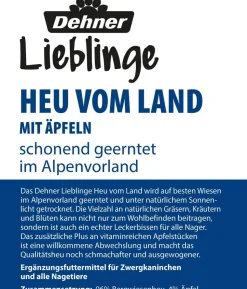 Dehner Lieblinge Heu vom Land mit Apfelstücken, 500 g