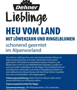 Dehner Lieblinge Heu vom Land mit Löwenzahn, 500 g
