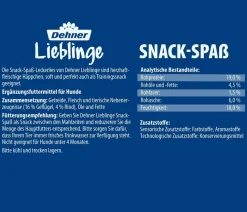 Dehner Lieblinge Hundesnack Snack-Spaß Mini Mix, 500 g