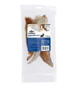 Dehner Lieblinge Hundesnack Kaninchenohren mit Fell