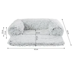 Dehner Lieblinge Hundesofa Taro, quadratisch, weiß