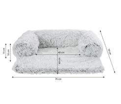 Dehner Lieblinge Hundesofa Taro, quadratisch, weiß