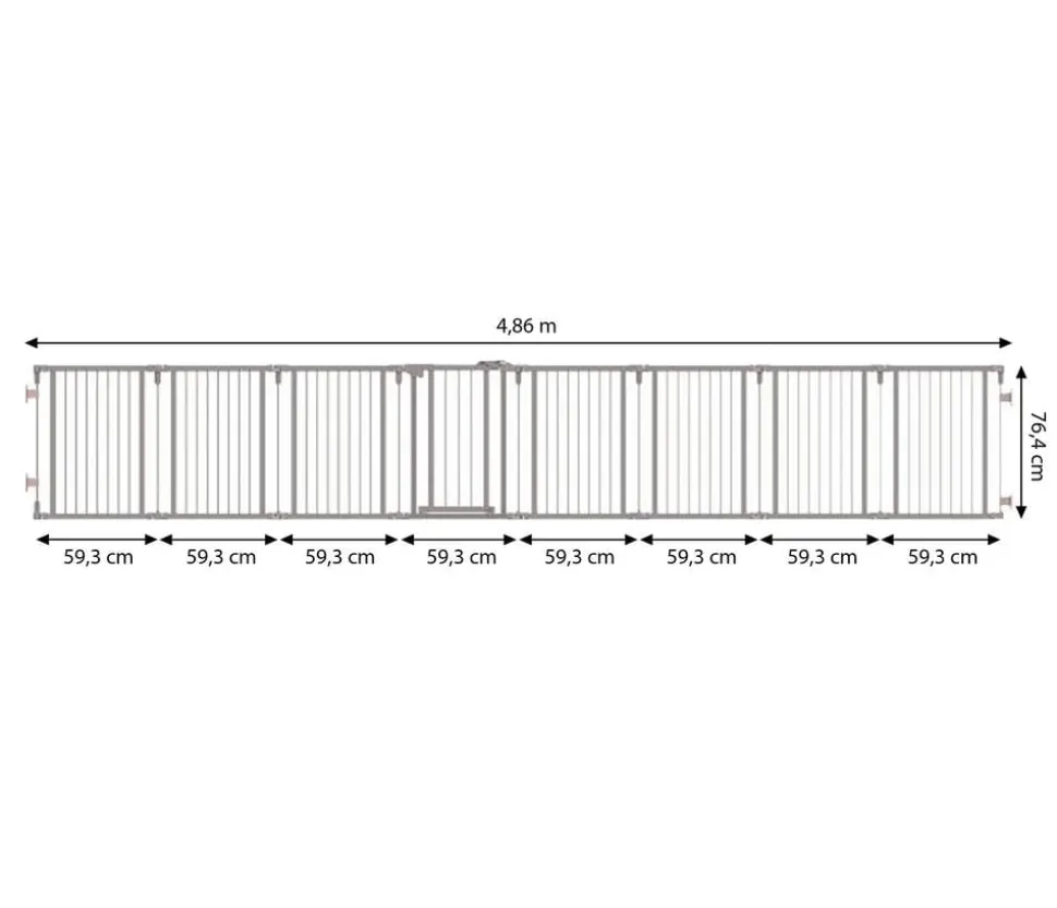 Dehner Lieblinge Hundezaun Bradley, ca. B71-486/H76,4 cm