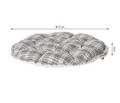 Dehner Lieblinge 2in1 Kuschelbett Hilma, rund, ca. Ø35/H20 cm