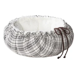 Dehner Lieblinge 2in1 Kuschelbett Hilma, rund, ca. Ø35/H20 cm