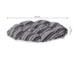 Dehner Lieblinge 2in1 Kuschelbett Alva, rund, ca. Ø35/H20 cm