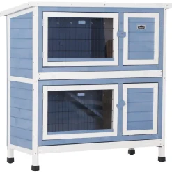 Dehner Lieblinge Kaninchenstall Original mit Wärmedämmung, ca. B114/H116/T57 cm