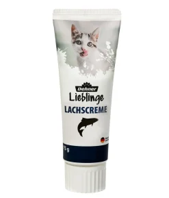 Dehner Lieblinge Katzensnack Lachscreme, 75 g