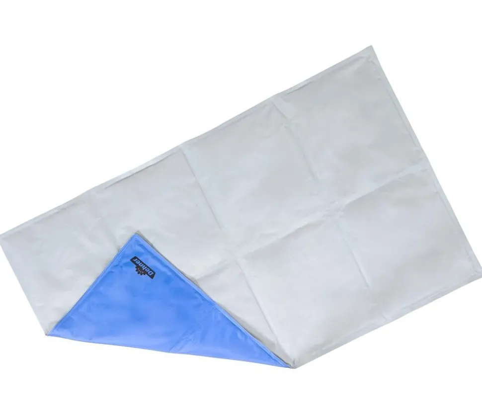 Dehner Lieblinge Kühlmatte Refresh, rechteckig, blau/grau
