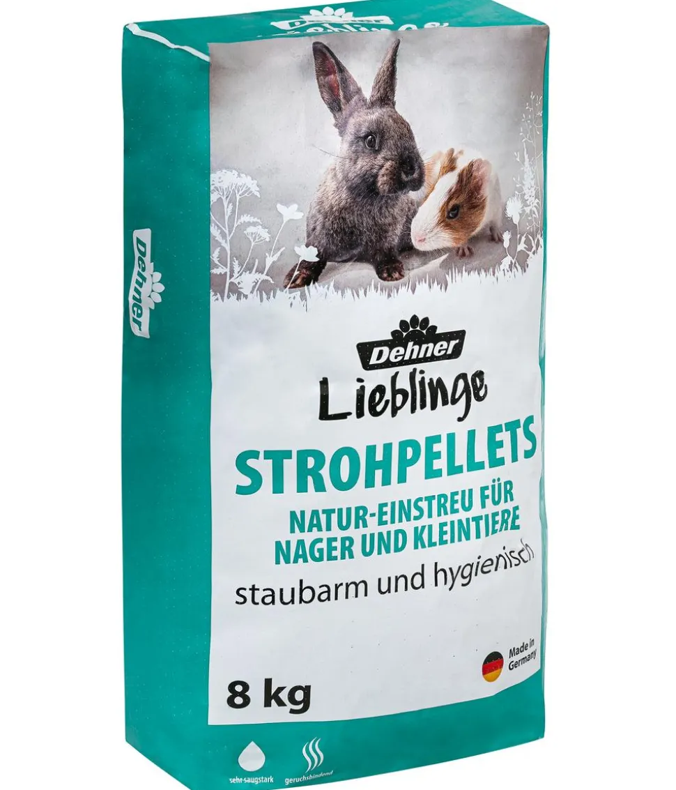Dehner Lieblinge Kleintierstreu Strohpellets für Nager & Kleintiere