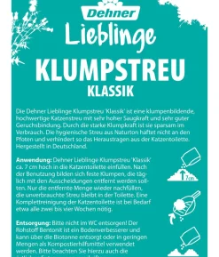 Dehner Lieblinge Klumpstreu Klassik, 20 l
