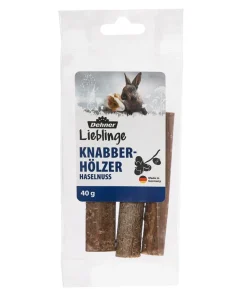 Dehner Lieblinge Knabber-Hölzer Haselnuss, 40 g