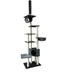 Dehner Lieblinge Kratzbaum Alita, grau, ca. B68/H245-270/T44 cm