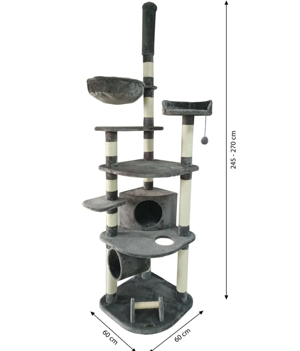 Dehner Lieblinge Kratzbaum Tabby, ca. B60/H245-270/T60 cm