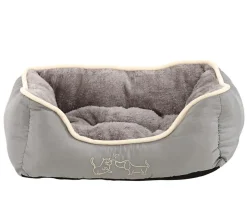 Dehner Lieblinge Kuschelbett Sammy, rechteckig, grau