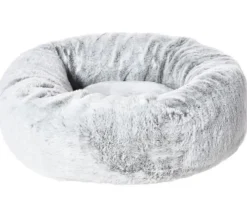 Dehner Lieblinge Kuschelbett Tender, rund, grau