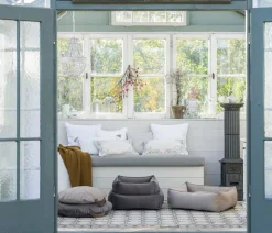 Dehner Lieblinge Kuschelbett Woof, rechteckig, grau