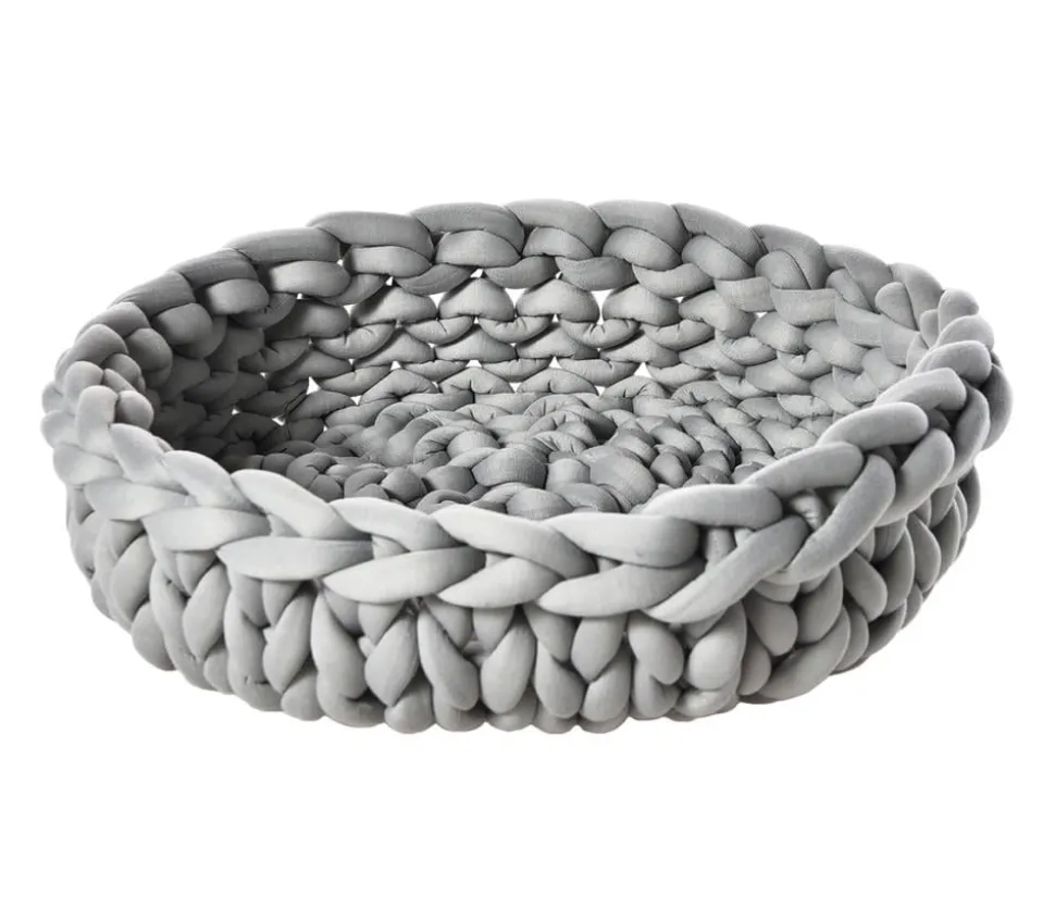 Dehner Lieblinge Kuschelbett Sammy, oval, beige