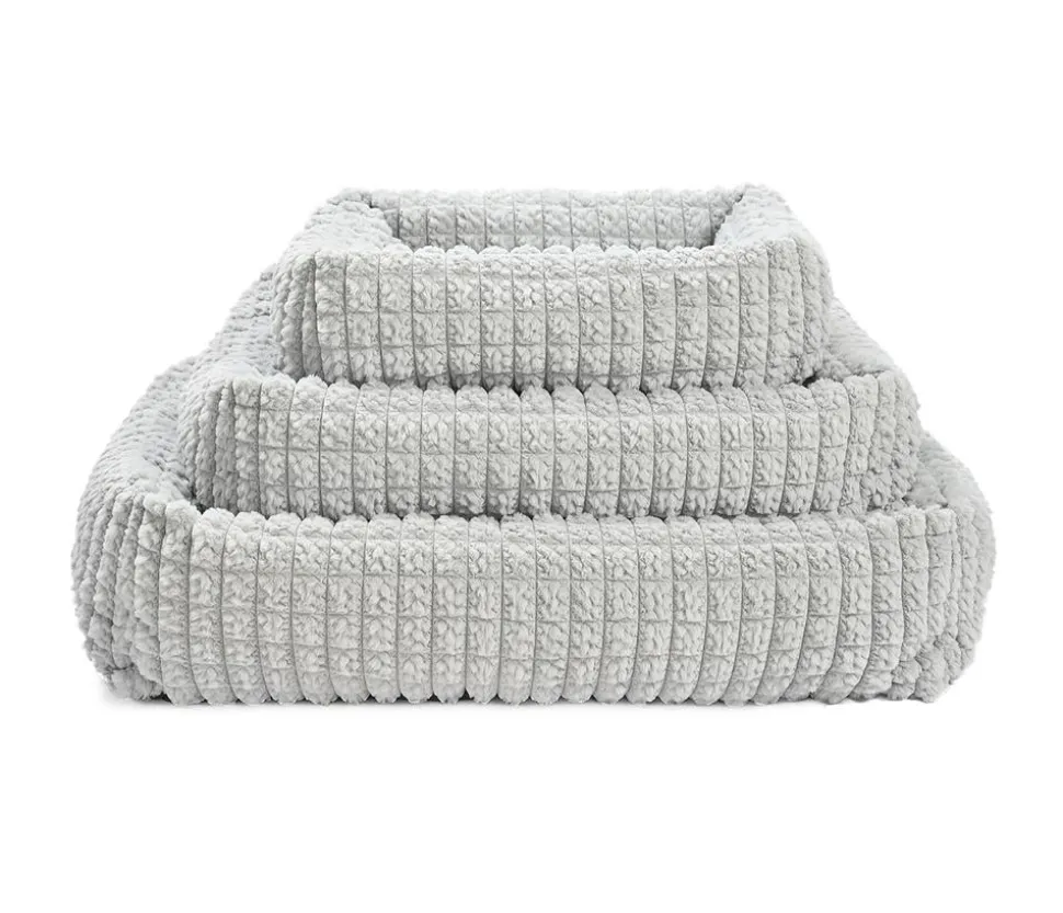 Dehner Lieblinge Kuschelbett Alaska, rechteckig, grau