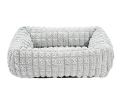 Dehner Lieblinge Kuschelbett Alaska, rechteckig, grau