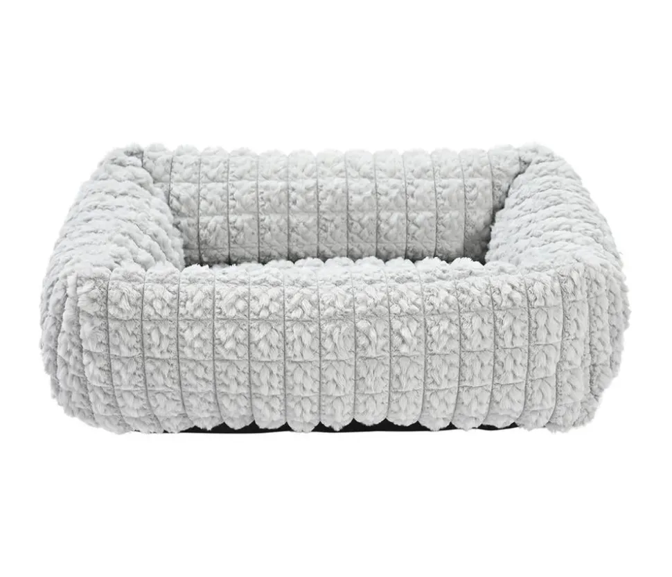 Dehner Lieblinge Kuschelbett Alaska, rechteckig, grau