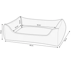 Dehner Lieblinge Kuschelbett Silky, rund