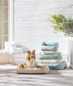 Dehner Lieblinge Kuschelbett Nevada, oval, grau