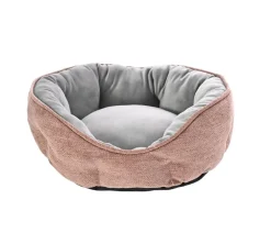Dehner Lieblinge Kuschelbett Linette, oval, altrosa
