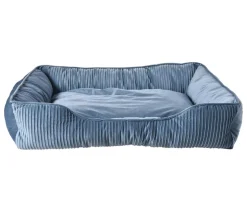 Dehner Lieblinge Kuschelbett Baroque, rechteckig, petrol