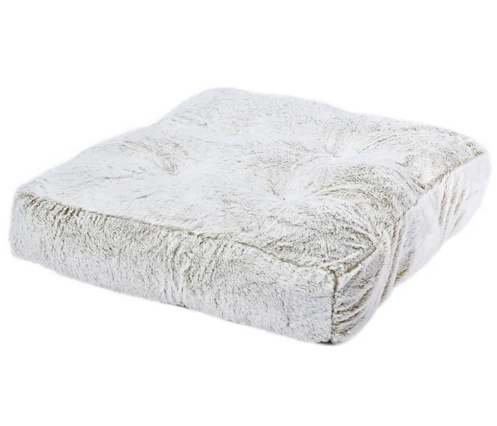Dehner Lieblinge Kuschelkissen Chichi, rechteckig, weiß, ca. B90/H20/T90 cm