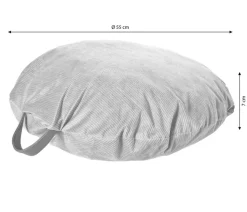 Dehner Lieblinge Kuschelkissen Sleek, rund