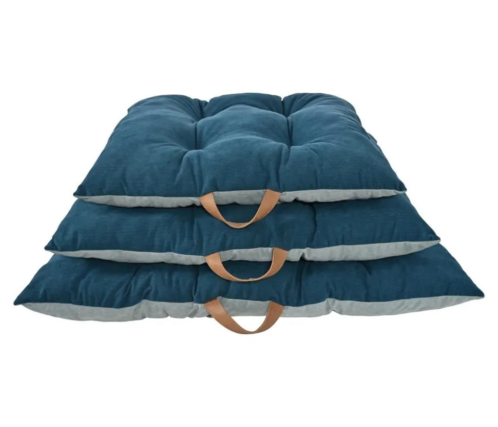 Dehner Lieblinge Kuschelkissen Pitch, rechteckig, blau