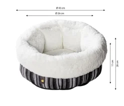 Dehner Lieblinge Kuschelnest Alva, rund, ca. Ø43/H26-32 cm