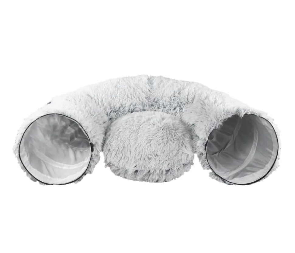 Dehner Lieblinge Kuscheltunnel 2 in 1 Gamble & Relax, ca. Ø85/H25 cm