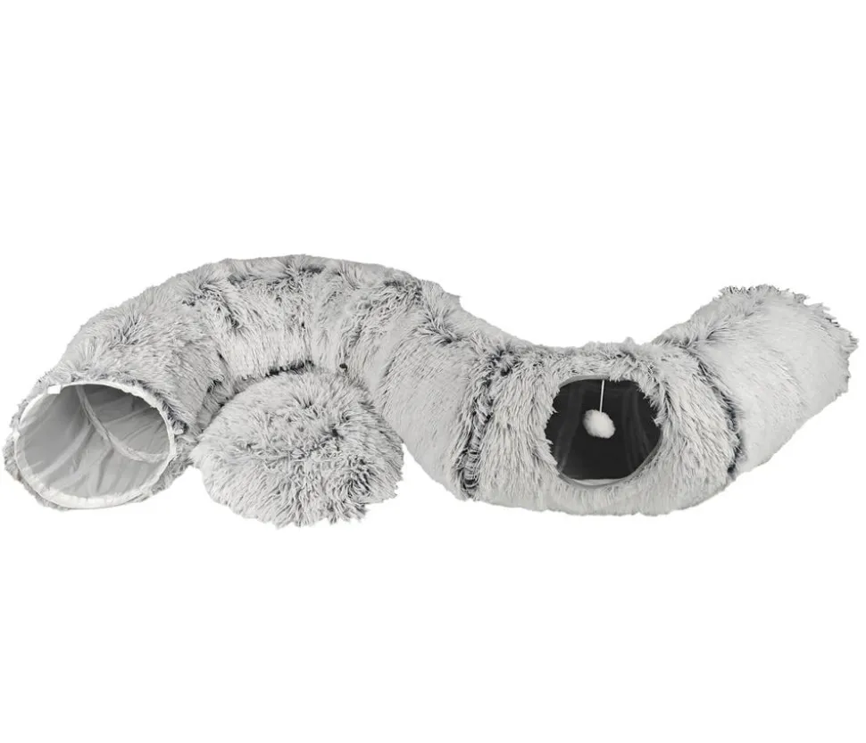 Dehner Lieblinge Kuscheltunnel 2 in 1 Gamble & Relax, ca. Ø85/H25 cm