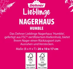 Dehner Lieblinge Nagerhaus Humble, ca. B20/H10/T17 cm