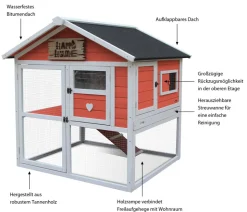 Dehner Lieblinge Nagerheim Castel, apricot, ca. B106/H108/T103 cm