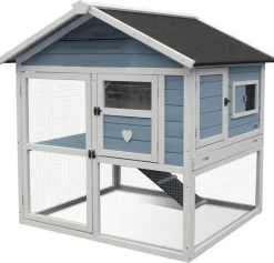 Dehner Lieblinge Nagerheim Castel, hellblau, ca. B106/H108/T103 cm