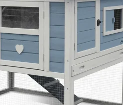 Dehner Lieblinge Nagerheim Castel, hellblau, ca. B106/H108/T103 cm
