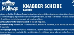 Dehner Lieblinge Nagersnack Knabber-Scheibe, 100 g