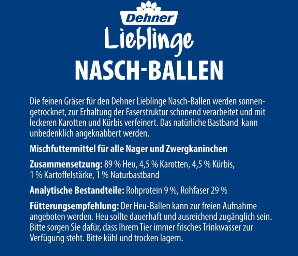 Dehner Lieblinge Nasch-Ballen mit Gemüse, 100 g