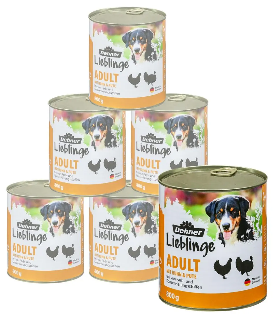 Dehner Lieblinge Nassfutter für Hunde Adult