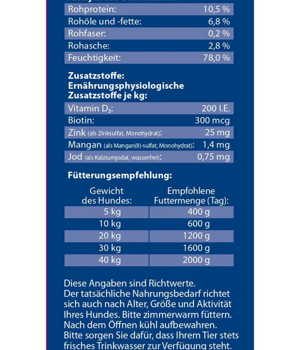 Dehner Lieblinge Nassfutter für Hunde Adult