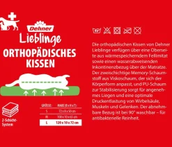 Dehner Lieblinge Orthopädisches Hundekissen Somnus, rechteckig